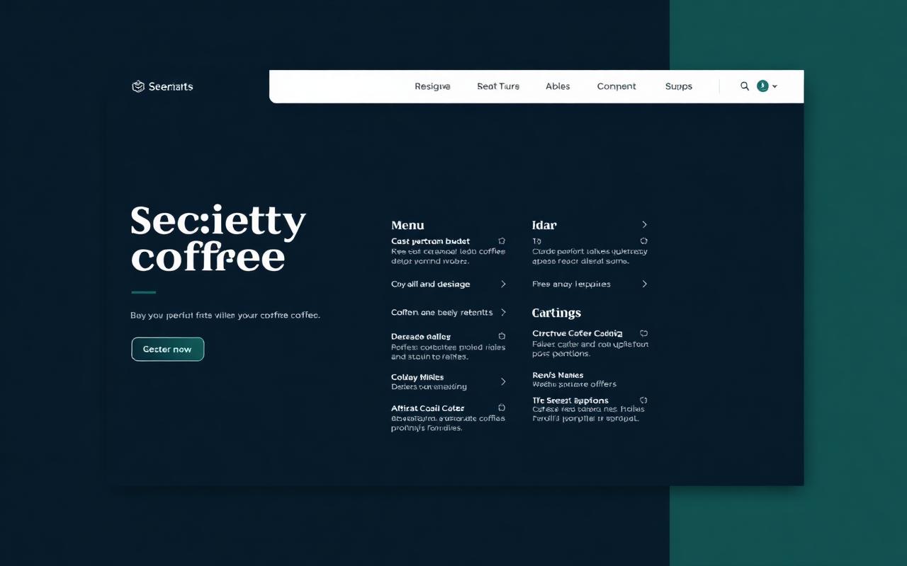 Pixel Café — portada del sitio con carta digital (imagen de ejemplo)